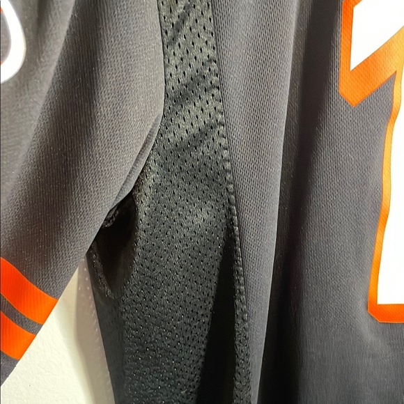 NFL Black and Orange Cincinnati Bengals Jersey Green 18 - Picture 6 of 11